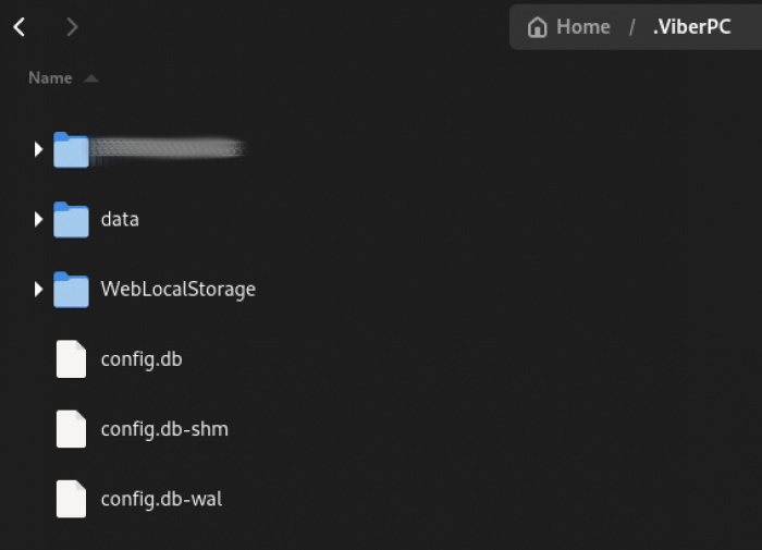Slika 2: Sadržaj na Linuxu